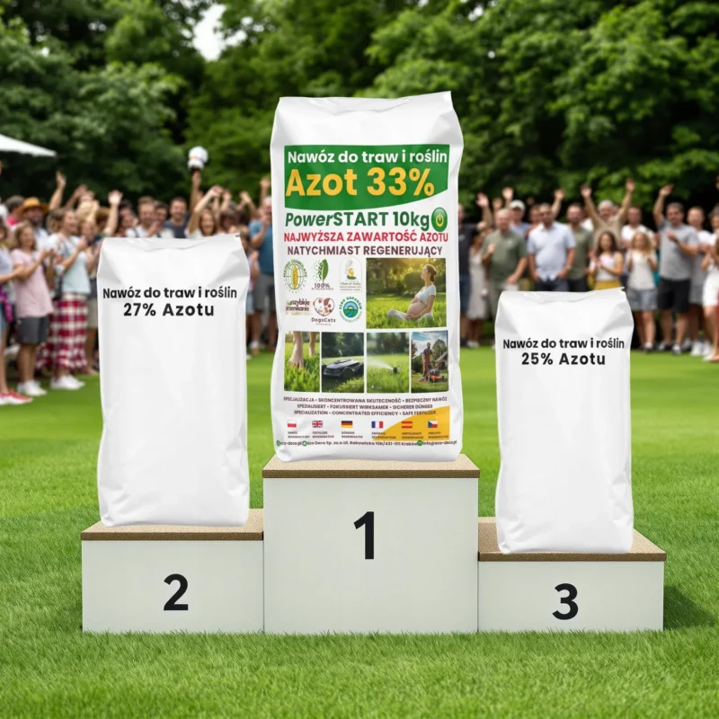 Nawóz do Trawy Azotowy 10kg Wiosenny Zagęszczający PowerStart Startujący - obrazek 3