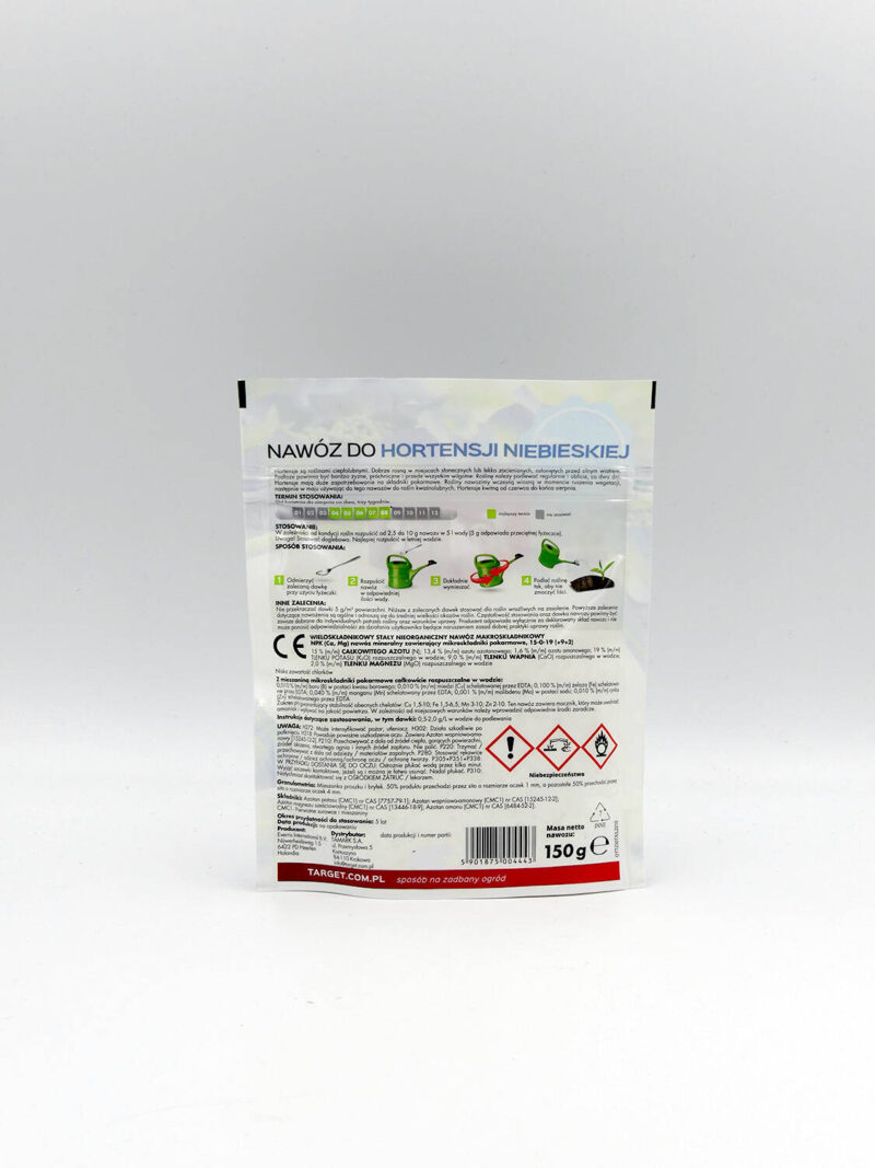 Nawóz Do Hortensji – Rozpuszczalny – Intensywne Barwy – 150 g Target - obrazek 3