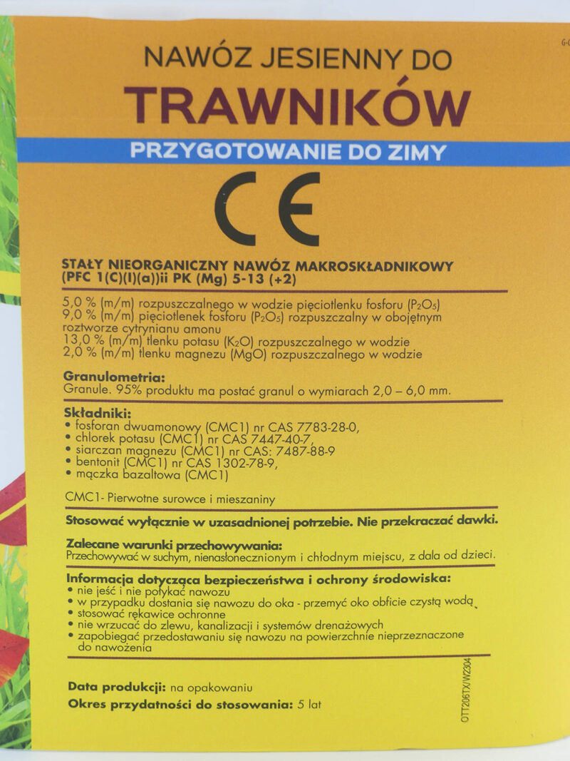Nawóz Do Trawnika – Jesienny – 4 kg Target - obrazek 7