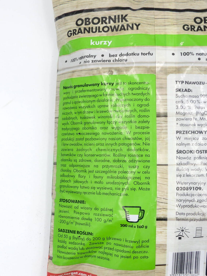 Obornik Kurzy – Granulowany – 5 l Target - obrazek 3