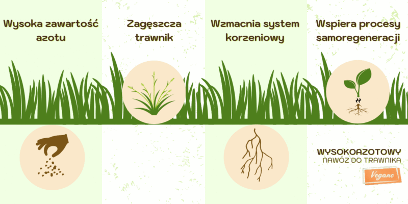 Wysokoazotowy Nawóz Do Trawnika – Wspierany Naturą – 3 x 8 kg Vegano - obrazek 8